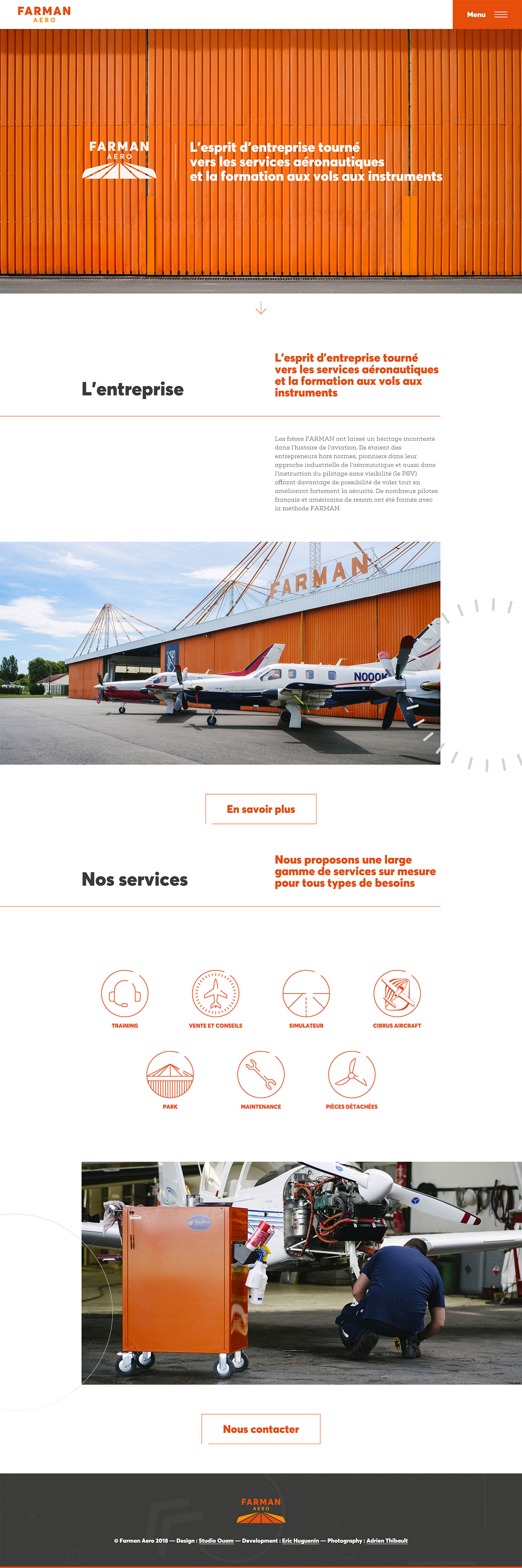 Accueil du site Farman Aero