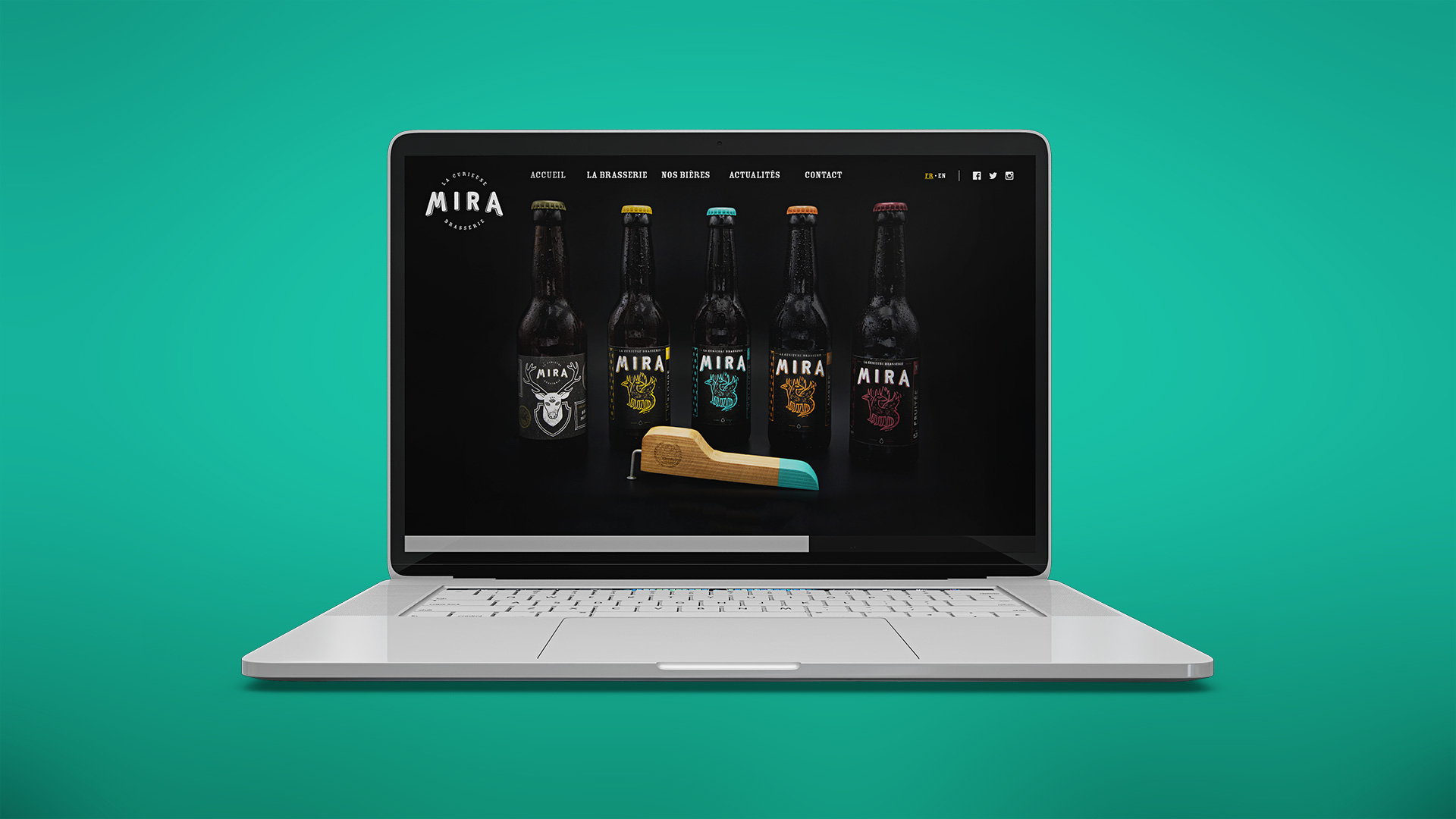 Mise en situation du site Brasserie Mira