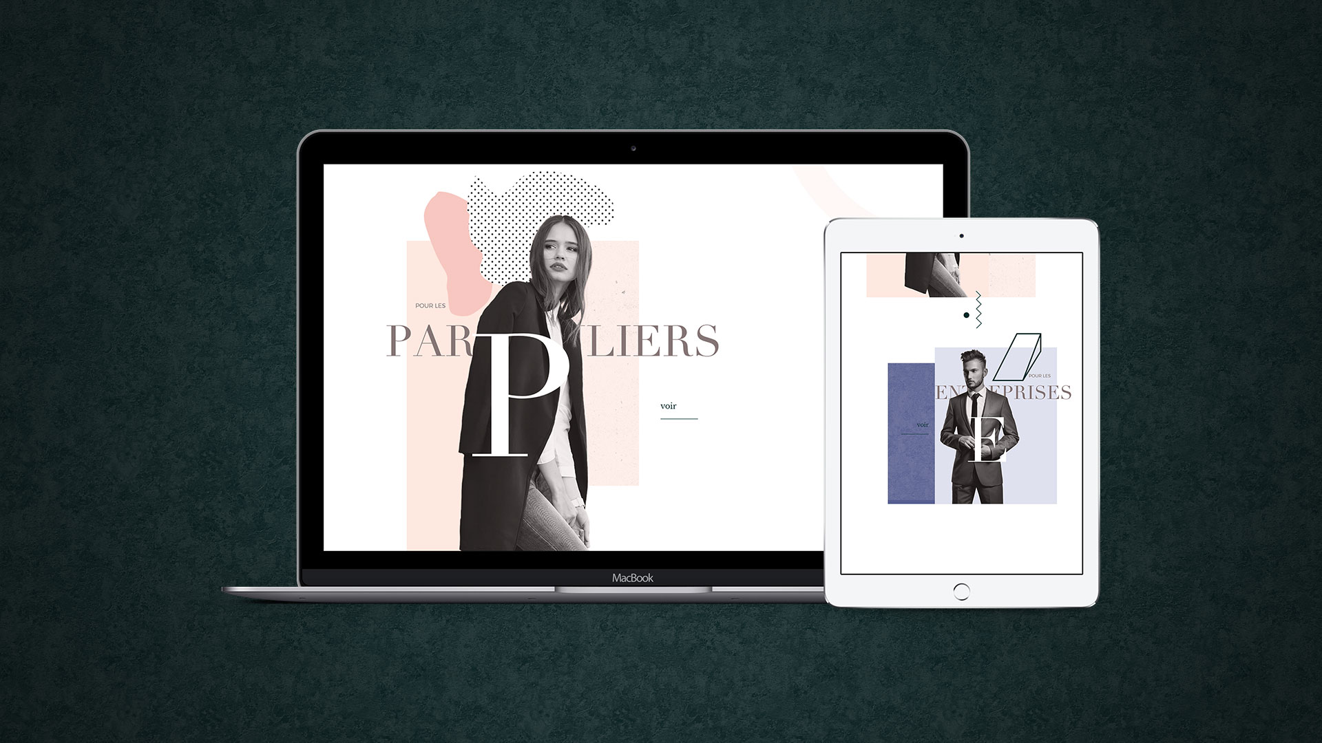 Mise en situation du site Simone & Simon